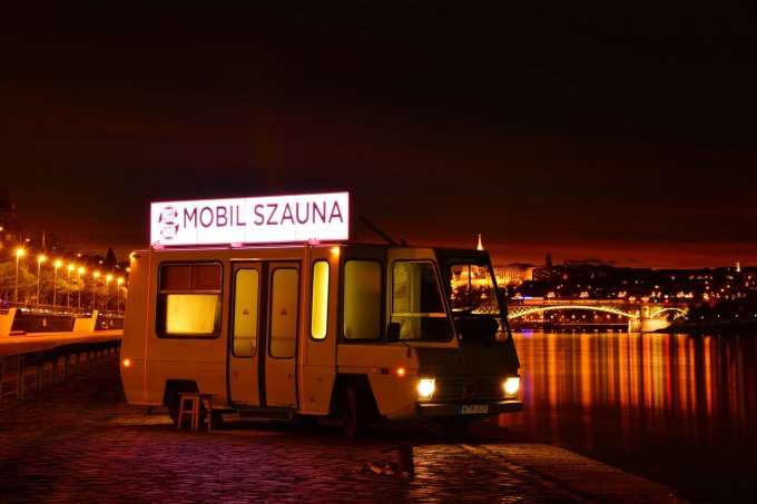 Mobil szaunából a Gellért téren