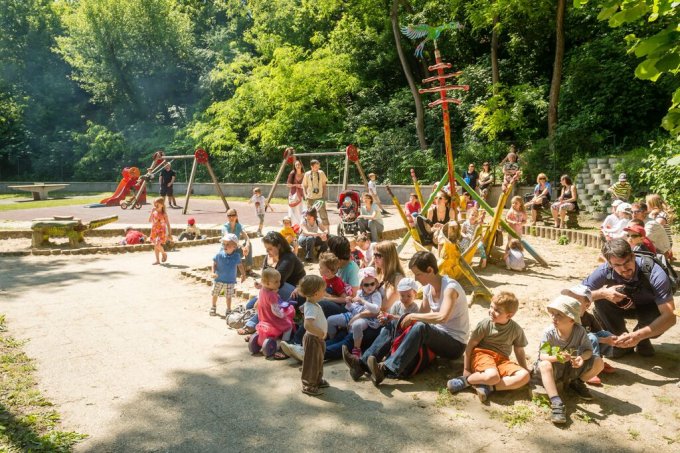 Gyereknapot tartottak a Kék-tó téren